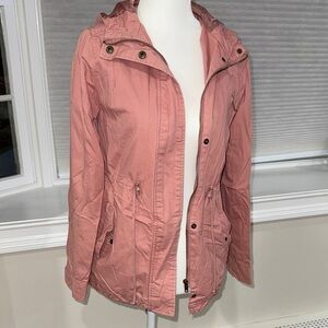 Ambiance Women's Dusty Pink Utility Jacket